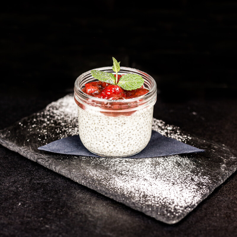 Strawberry-basil chia pudding (1)